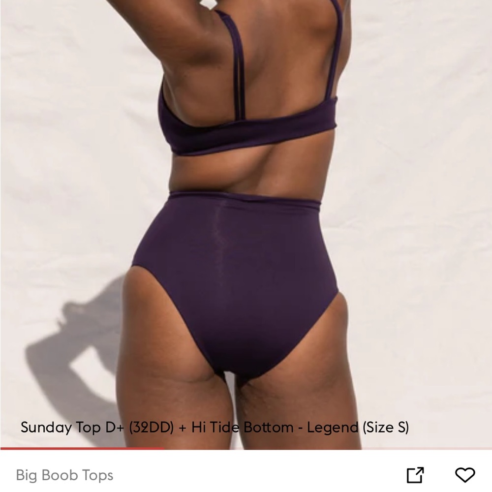 Left On Friday Deep Purple Swimwear